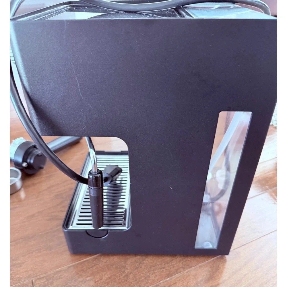 Saeco Aroma Black Espresso Machine SIN015 Great w/Defects. Parts Only-Might Work